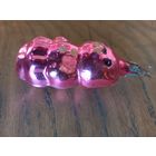 Стеклянная елочная игрушка СССР.