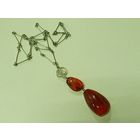 Кулон, янтарь,ссср