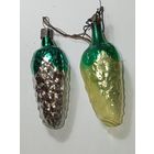 Ёлочная игрушка -  шишки , СССР. С рубля