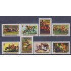 [1909] Руанда 1970. Фауна.Лошади.Живопись. СЕРИЯ MNH. Кат.6 е.