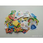 Наклейки мелкие много