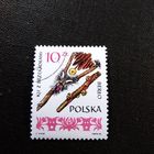 Марка Польша 1985 год Музыкальные инструменты