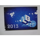 Календарик 2013 г. ИВЦ Минфина. 40 лет.