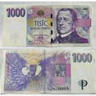 Чехия, 1000 крон 2008 г, P-25c (Z, историк Франтишек Палацкий, орел), UNC