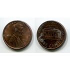 США. 1 цент (1991, буква D)