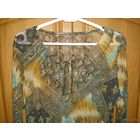 Легкая туника, р-р 46-48, ткань шифон