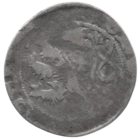 Город Прага. Королевство Богемия. 1 Пражский грош  1378-1386 гг. Масса 2.89 г. Король Вацлав IV (III)