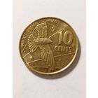 Сейшелы 10 центов 2016