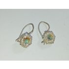 Серьги  старинные  . Распродажа винтажный бижутерии с рубля !