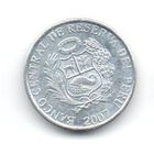 ПЕРУАНСКАЯ РЕСПУБЛИКА. 1 СЕНТИМО 2007. ПТИЦЫ. ЭТНИКА.