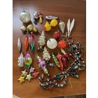 Елочные игрушки Стеклянные ( Лот с рубля )