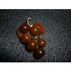 С Рубля!!Янтарная Брошь Виноград Старая Германия (SBM) 20-40-ые Оригинал