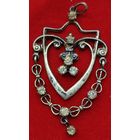 Антикварный, редчайший, серебряный подвес с нестандартной функцией . 875пр 1957 год. Артель - По заветам Ильича.