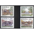 ПОЛЬША 1997 Mi# 3651-3654 СТАНДАРТ СЕЛЬСКИЕ УСАДЬБЫ **
