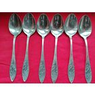 Ложки столовые,Космос,,Мельхиор,не частые,новые,без использования,комплект, СССР, , Смотрите другие лоты, будет много интересного