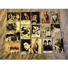 Открытки с советскими и зарубежными звёздами 70-80 годов (Ласковый май, Шатунов, Пугачева, Захаров, Куклачев и д.т.)