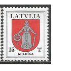 Латвия. Герб г.Кулдиг. 2001г. Mi#543.