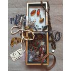 С рубля винтажная Бижутерия со шкатулкой