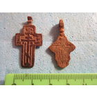 Нательные медные крестики в одном лоте.