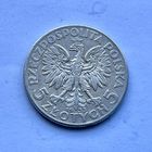 Монета СЕРЕБРО Польша 5 злотых 1933 год Ядвига ОТЛИЧНЫЕ