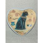 Магнит Египет кошка Магнитик на холодильник фарфор