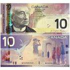 Канада 10 долларов образца 2005 года UNC p102a