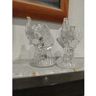 Статуэтки стеклянных слонов , пр-ва Гусь хрустальный.