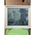 Картина двп масло 1991 год  Виктора Александровича Медвецкого ЧЛЕН союза художников старт с 1 рубля АУКЦИОН ВСЕГО 7 дней