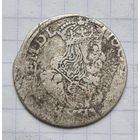 6 грошей 1663 год. Шестак.