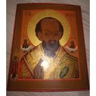 Икона святитель Николай Чудотворец, архиепископ Мир Ликийских, почитаемый как святой и чудотворец в христианстве.