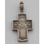 Крестик православный с клеймом 925 Богоматерь