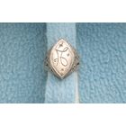 Женская печатка. Серебро. Размер 18.