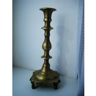 Царизм. Бронзовый, большой, тяжёлый подсвечник. 19-начало 20 века.
