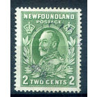 Британские колонии - Ньюфаундленд - 1932/44г. - король Георг V, перфорация 13 1/2, 2 с - 1 марка - гашёная [Mi 186 A]. #3-WB-86-A-1