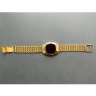 Корпус электронных часов Электроника-1 (иллюминатор), уменьшенный (под женские или детские часы), позолота (возможно), СССР + браслет Au. Крайне редкий!!! Торг.