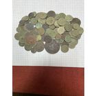 Медные царские монеты.Лот2-87шт