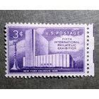 Марка США 1956 год Международная Филателистическая выставка