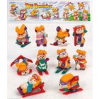 Полная серия киндер Зайцы лыжники .Европа.  Коллекционное состояние