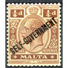 1922 Мальта**  Георг V