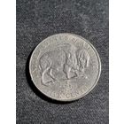 США 5 центов 2005 P (200 лет экспедиции Льюиса и Кларка - Бизон)