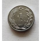 Турция 1 лира, 1987