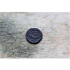 Полушка  1731 года перечекан с крестовой  копейки