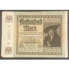 Банкнота 5000 марок 1922 год. Веймарская республика