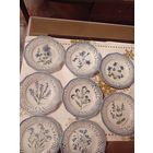 Декоративные тарелки из прорезного фарфора от Шумана из Германии