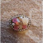 Редкая наборная брошь. Состояние люкс!