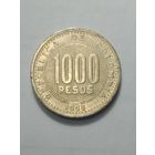 Колумбия 1000 песо 1998 года .