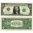 США. 1 доллар (образца 2017 года, E, Вирджиния, P544, UNC)