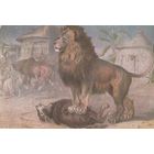 Открытка **Царская Россия** 94 -Лев-