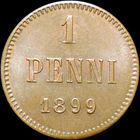 1 пенни 1899, UNC, Штемпельный блеск! С 1 Рубля!