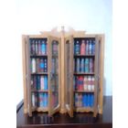 Интерьерный объект, карманная вселенная библиофила, коллекционный книжный шкаф заполненный библиотекой миниатюрных книг Деагостини (состав книг выбираете сами из выставленных)